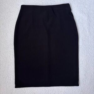Chic Black Midi Skirt